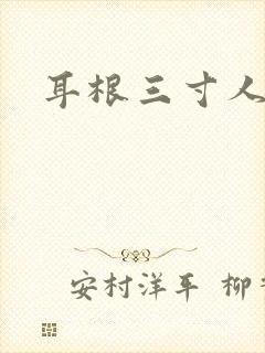 耳根三寸人间
