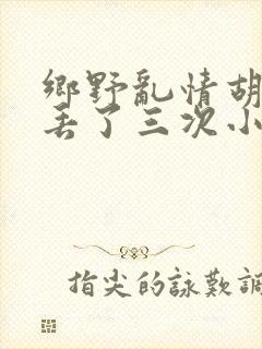 乡野乱情胡秀英丢了三次小说
