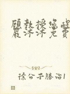 顾教授您醒了吗严沐沐免费阅读全文小说