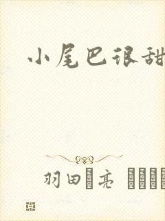 小尾巴很甜封面