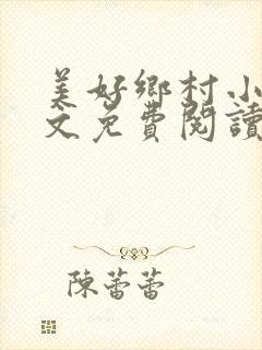 美好乡村小说全文免费阅读