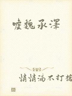 嘘魏承泽