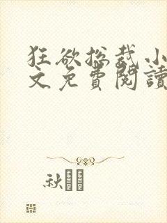 狂欲总裁小说全文免费阅读