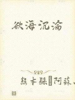 欲海沉沦封面