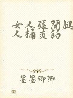 女人张开腿让男人桶爽的