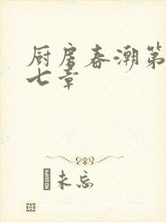 厨房春潮第三十七章封面