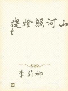 提灯照河山txt