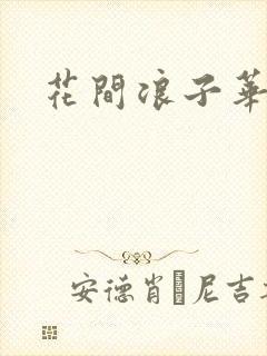 花间浪子华云龙封面