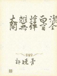 大杂烩白洁笔趣阁无弹窗全本