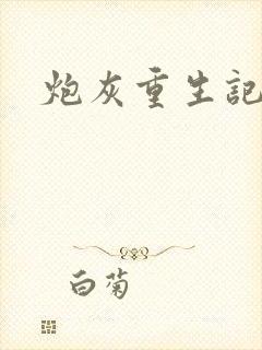 炮灰重生记