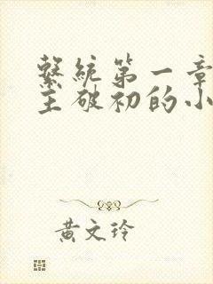 系统第一章给宿主破初的小说