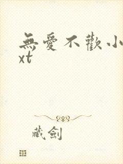 无爱不欢小说txt