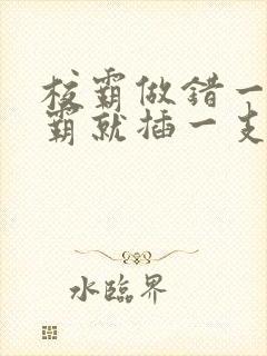 校霸做错一题学霸就插一支笔