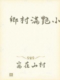 乡村满艳小说