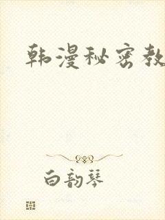 韩漫秘密教学