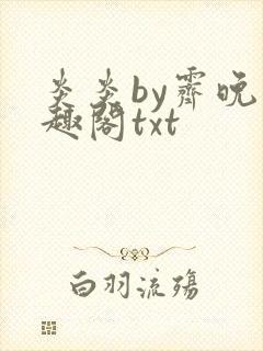 炎炎by霁晚笔趣阁txt封面