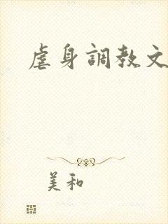 虐身调教文封面