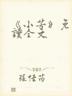 《小芳》免费阅读全文