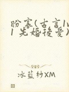 盼寡(古言1v1 先婚后爱)封面