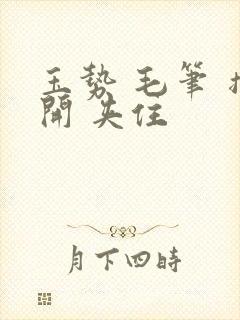 玉势 毛笔 撑开 夹住