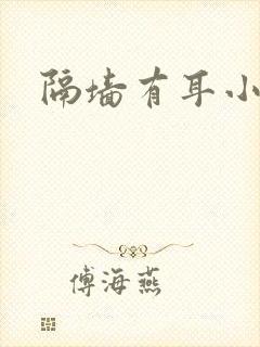 隔墙有耳小说