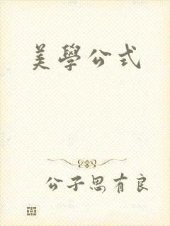 美学公式