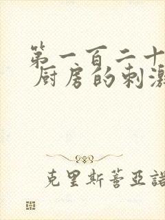 第一百二十三章 厨房的刺激封面