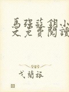 马强苏钥小说全文免费阅读最新章节封面
