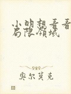 小明想看看永久局限领域封面