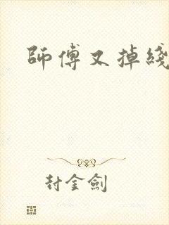 师傅又掉线了封面