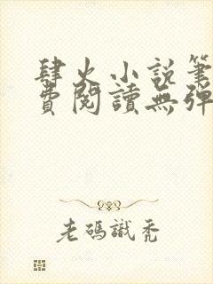 肆火小说笔趣免费阅读无弹窗