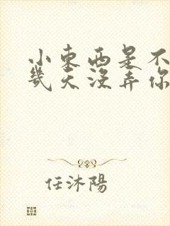 小东西是不是好几天没弄你了封面