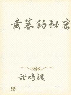 黄蓉的秘密
