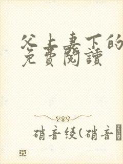 父上妻下的小说免费阅读
