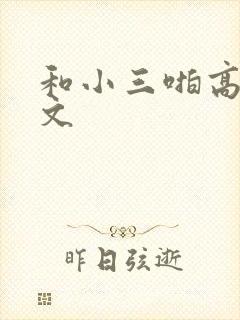 和小三啪高辣h文