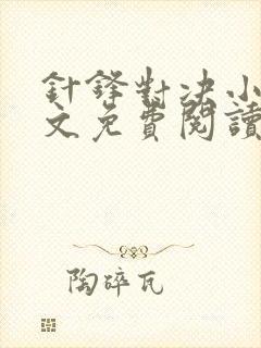 针锋对决小说全文免费阅读完整版