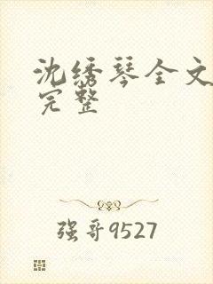 沈绣琴全文阅读完整