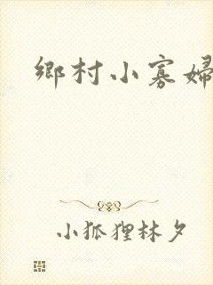 乡村小寡妇