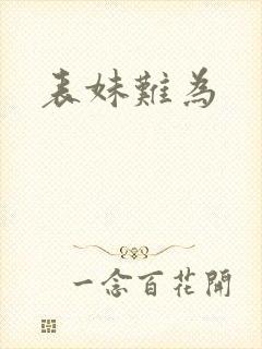 表妹难为封面