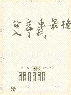 公交车最后一排入了我