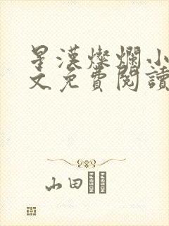 星汉灿烂小说全文免费阅读