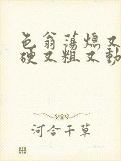 色翁荡熄又大又硬又粗又动态图