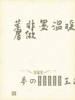 叶非墨温暖在厨房做
