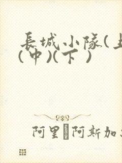 长城小队(上)(中)(下 )封面