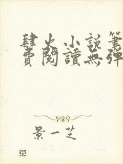 肆火小说笔趣免费阅读无弹窗