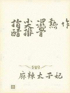 指尖湿热作者糖醋排骨封面