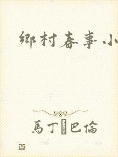 乡村春事小说