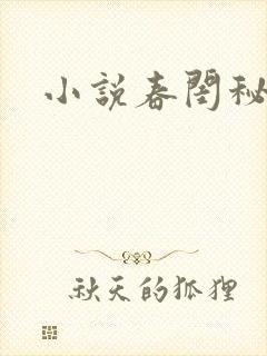 小说春闺秘史