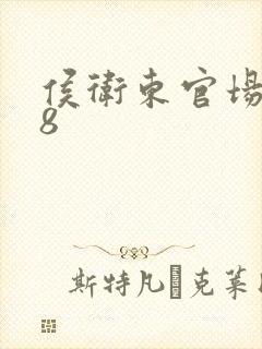 侯卫东官场笔记8封面