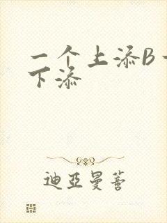 一个上添B一个下添
